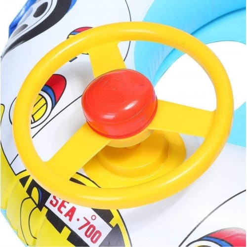 Bouée de natation pour enfant en forme de voiture avec volant Bouée de natation pour enfant en forme de voiture avec volant